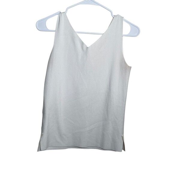 MM. LaFleur Tank Top Women's Medium White Knit Peggy Sleeveless Minimal - Picture 8 of 16